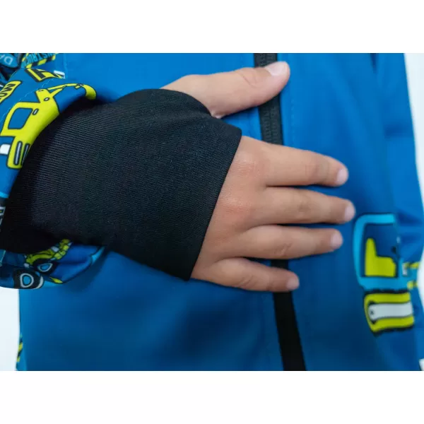  Otroška softshell jakna WAMU BAGR MODRA 