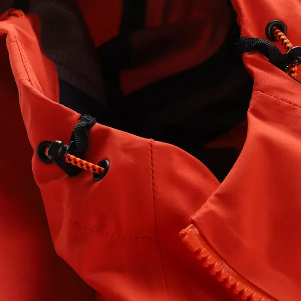  Jakna ALPINE PRO CORT MJCA592 ČRNA/RDEČA 