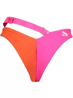 Kopalke PUMA SWIM WOMEN COLOURBLOCK V-SHAPE BRIEF 1P 938071-01 RJAVA