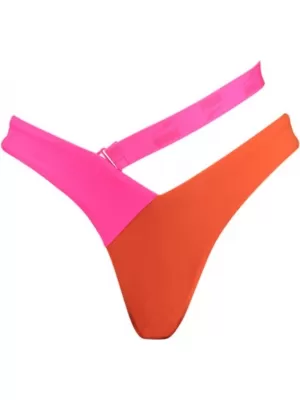 Kopalke PUMA SWIM WOMEN COLOURBLOCK V-SHAPE BRIEF 1P 938071-01 RJAVA