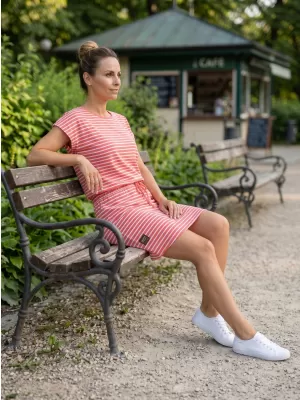 Obleka SAM 73 SAGITTA WZ 823 SVETLO ROZA