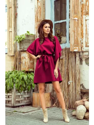 Obleka NUMOCO SOFIA A287-18 BURGUND