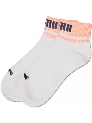 Nogavice PUMA UNISEX NEW HERITAGE QUARTER 2P 938021-01 BELA