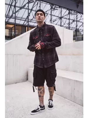 Kratke hlače BRANDIT SAVAGE VINTAGE CARGO ČRN