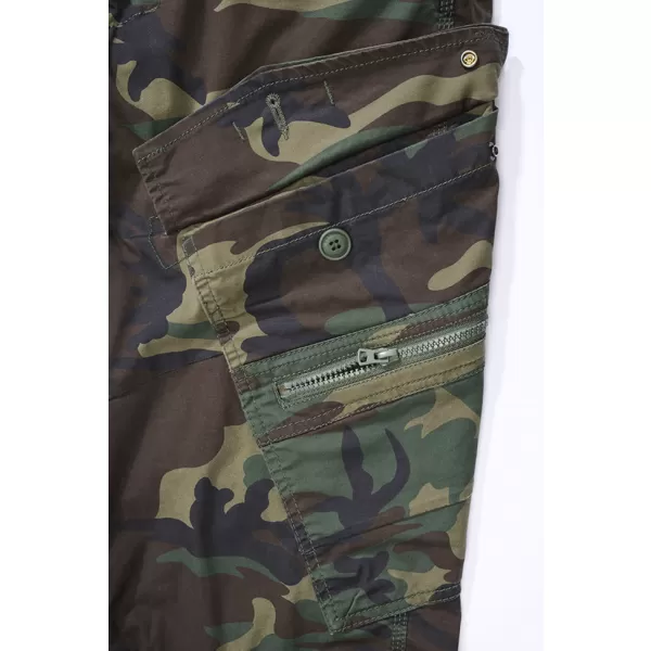  Hlače BRANDIT ADVEN SLIM FIT GOZD 