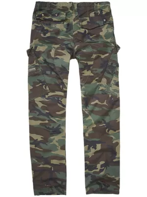 Hlače BRANDIT ADVEN SLIM FIT GOZD