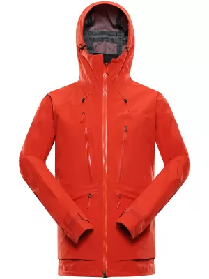 Jakna ALPINE PRO CORT MJCA592 ČRNA/RDEČA