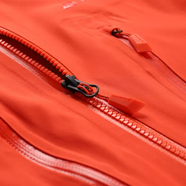  Jakna ALPINE PRO CORT MJCA592 ČRNA/RDEČA 