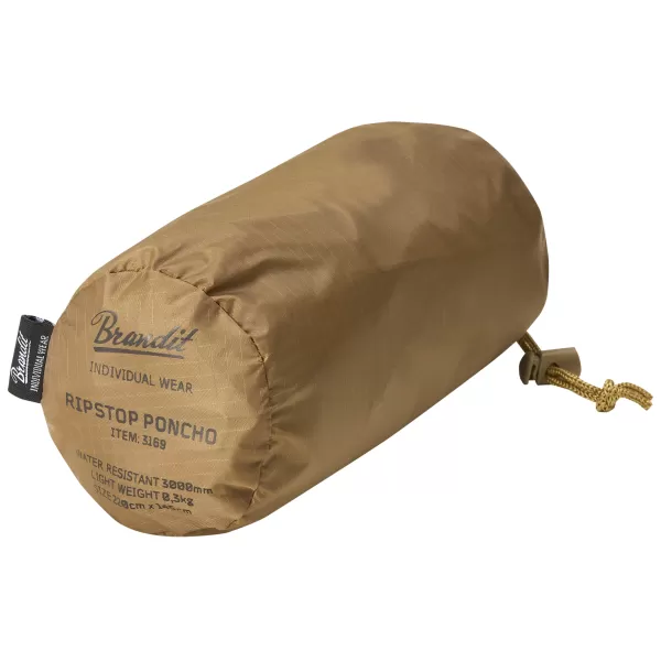  Poncho dežni plašč BRANDIT RIPSTOP BD3169 PEŠČENA 