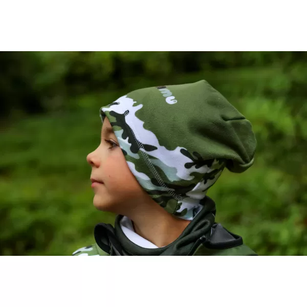  Otroška softshell jakna WAMU MASKÁČ KAKI 