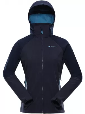 Ženska jakna Softhell ALPINE PRO LANCA LJCA564 TEMNO MODRA