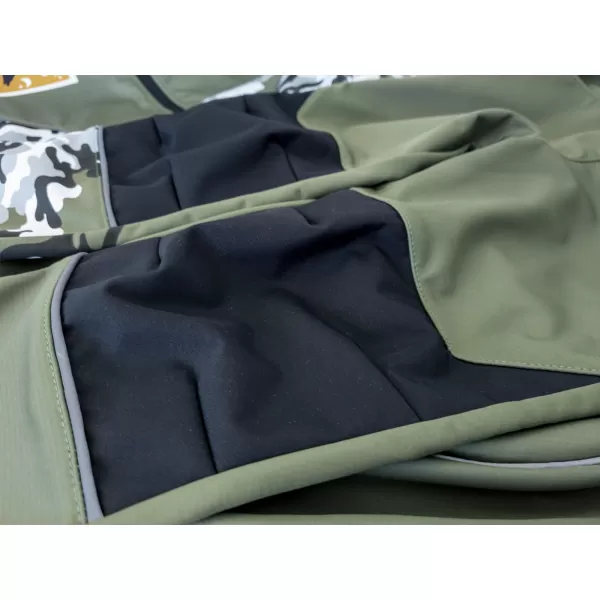  Izolirane otroške softshell hlače WAMU MASKÁČ KAKI 