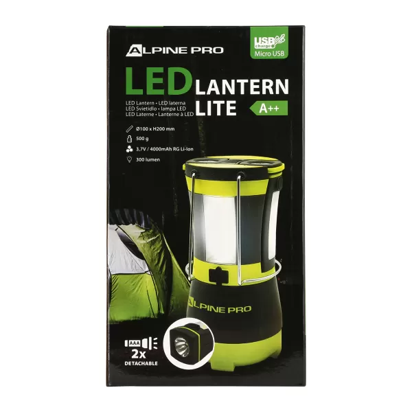  Svetilka ALPINE PRO LITE UKPZ008 ZELENA 