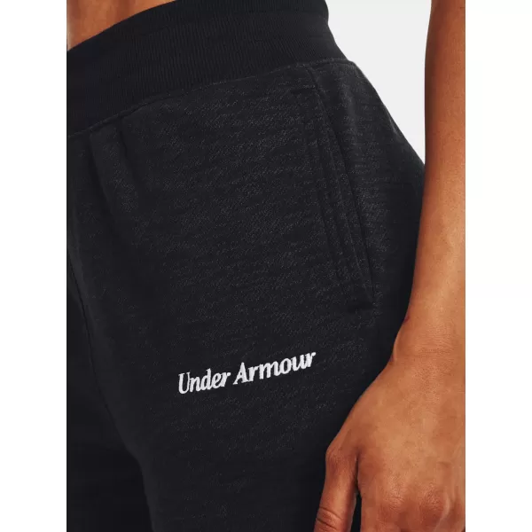 Ženske športne hlače UNDER ARMOUR ESSENTIAL SCRIPT PANT 1374105-001 ČRNA 