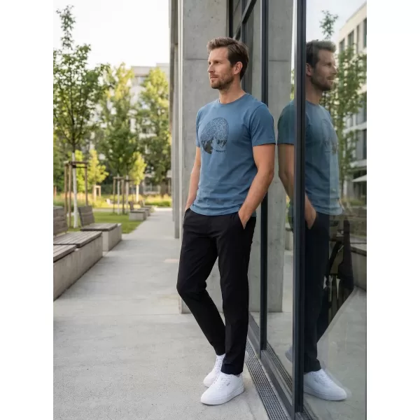  Pánské triko ALTISPORT CARRYOVER ALM172129 DENIM 