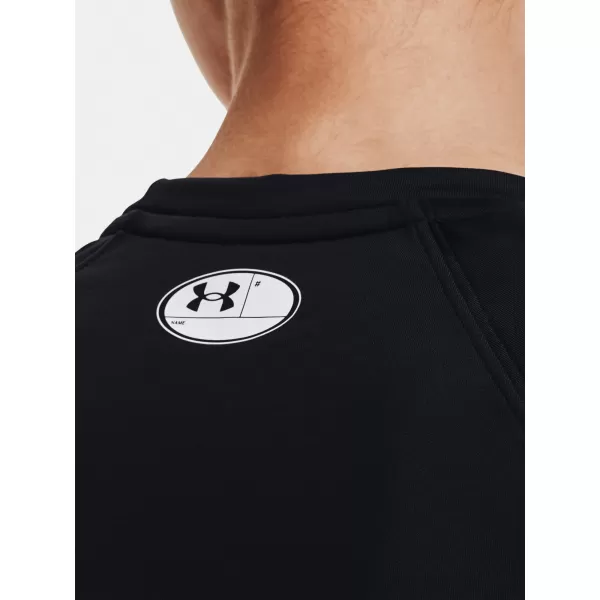  Ženska majica s kratkimi rokavi UNDER ARMOUR AUTHENTICS CREW 1368701-001 ČRNA 