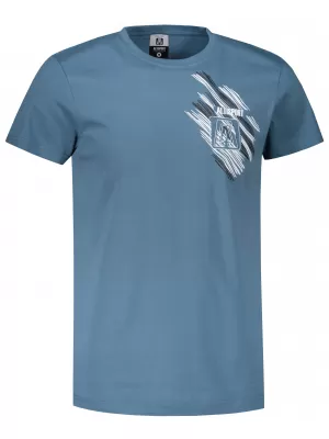 Moška majica s kratkimi rokavi ALTISPORT CARRYOVER ALM173129 DENIM