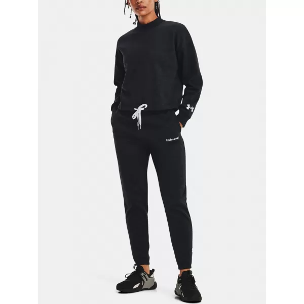  Ženske športne hlače UNDER ARMOUR ESSENTIAL SCRIPT PANT 1374105-001 ČRNA 