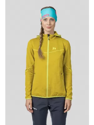 Ženski pulover HANNAH DAGNYS HOODY META CITRONELE