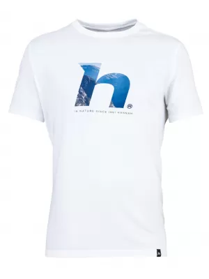 Moška majica s kratkimi rokavi HANNAH MIKO FP BELA