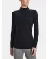 Ženska majica s kratkimi rokavi UNDER ARMOUR UA CG AUTHENTICS MOCKNECK 1368702-001 ČRNA