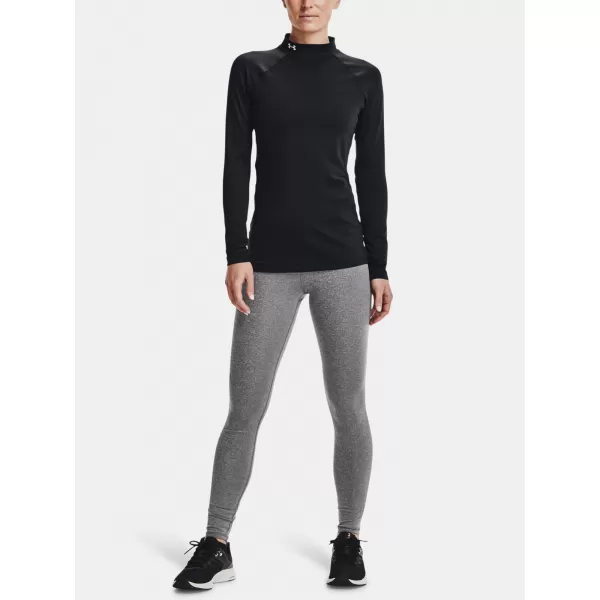  Ženska majica s kratkimi rokavi UNDER ARMOUR UA CG AUTHENTICS MOCKNECK 1368702-001 ČRNA 