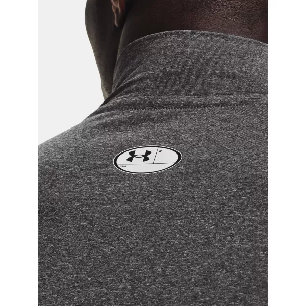  Moška majica s kratkimi rokavi UNDER ARMOUR HG ARMOUR COMP MOCK LS 1369606-090 SIVA 