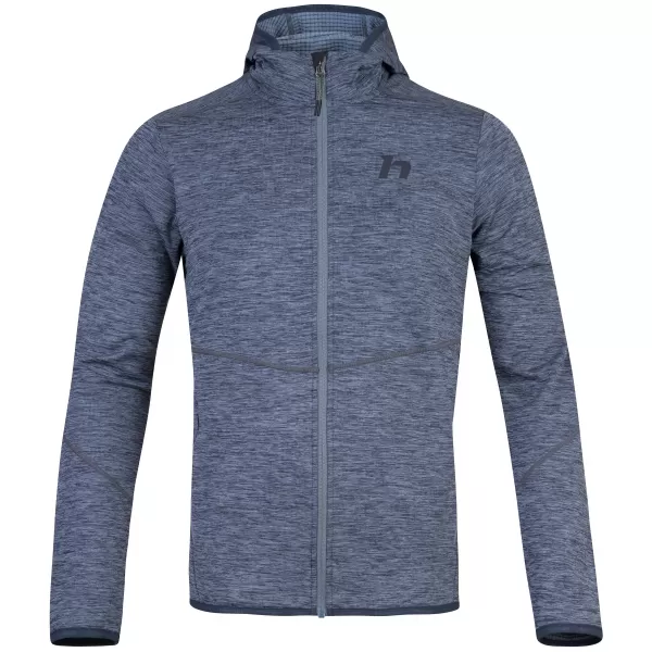  Moški pulover HANNAH DAMAR HOODY INDIJSKO ČRNILO MEL 