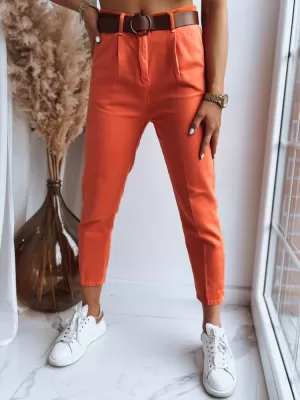Ženske hlače DSTREET ME BELLA UY1408 ORANŽNA