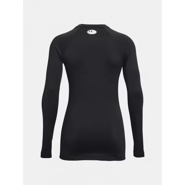  Ženska majica s kratkimi rokavi UNDER ARMOUR AUTHENTICS CREW 1368701-001 ČRNA 