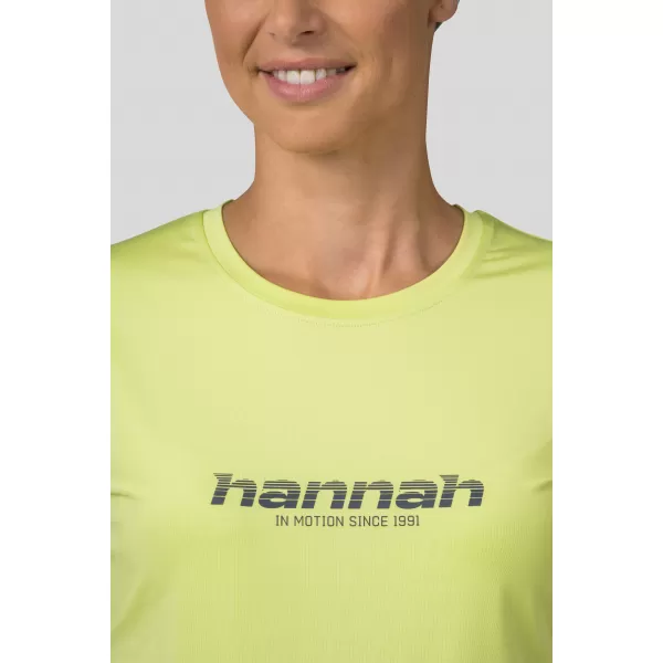  Ženska majica s kratkimi rokavi HANNAH SAFFI II SONČNA LIMETA 