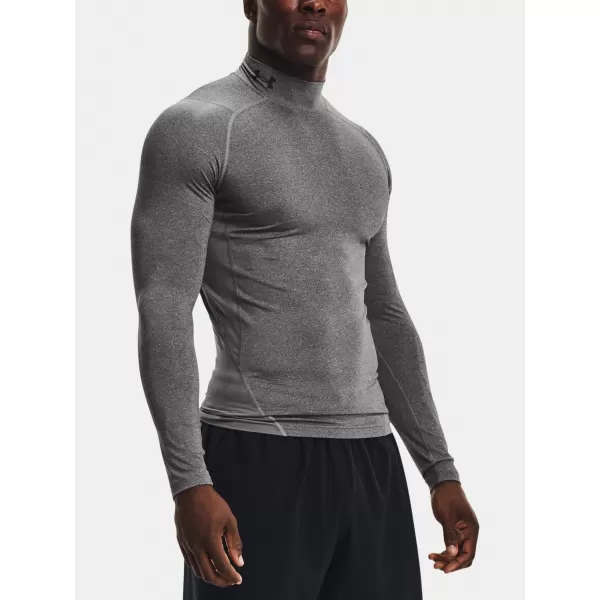  Moška majica s kratkimi rokavi UNDER ARMOUR HG ARMOUR COMP MOCK LS 1369606-090 SIVA 