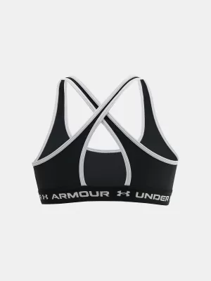 Dekliški nedrček UNDER ARMOUR G CROSSBACK MID SOLID 1369971-001 ČRNA