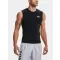 Moška kompresijska majica brez rokavov UNDER ARMOUR HG ARMOUR COMP SL 1361522-001 ČRNA