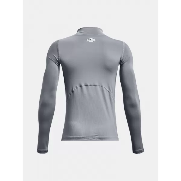  Fantovska majica s kratkimi rokavi UNDER ARMOUR UA HG ARMOUR MOCK LS 1369477-035 SIVA 