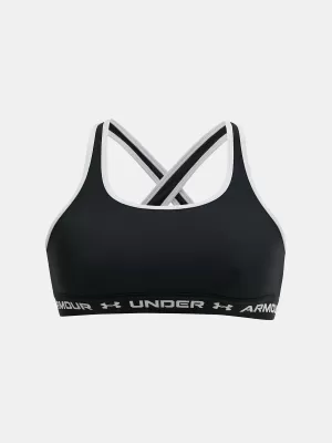 Dekliški nedrček UNDER ARMOUR G CROSSBACK MID SOLID 1369971-001 ČRNA
