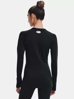 Ženska majica s kratkimi rokavi UNDER ARMOUR AUTHENTICS CREW 1368701-001 ČRNA