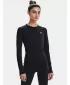 Ženska majica s kratkimi rokavi UNDER ARMOUR AUTHENTICS CREW 1368701-001 ČRNA