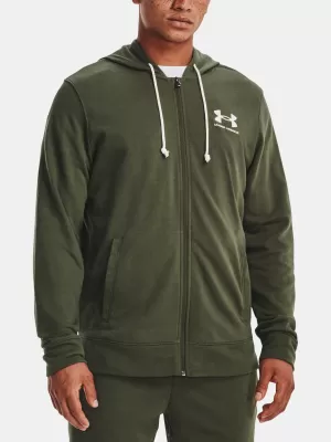 Moški pulover UNDER ARMOUR UA RIVAL TERRY LC FZ 1370409-390 ZELENA