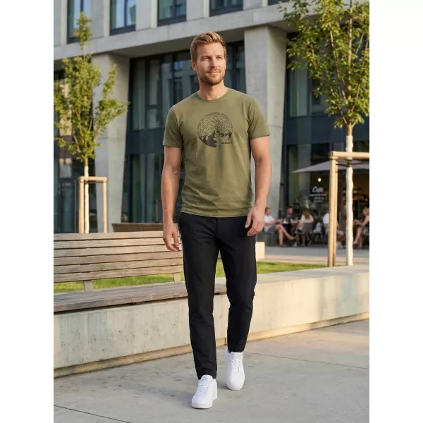  Pánské triko ALTISPORT CARRYOVER ALM172129 KHAKI 