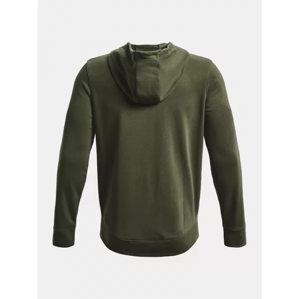  Moški pulover UNDER ARMOUR UA RIVAL TERRY LC FZ 1370409-390 ZELENA 