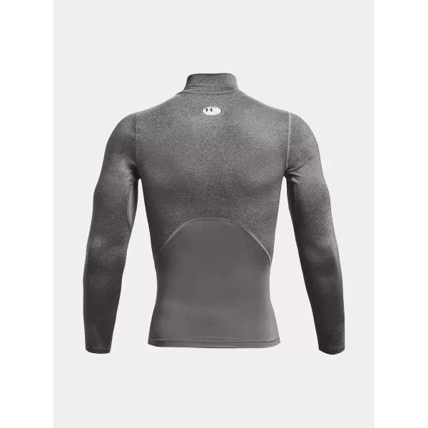  Moška majica s kratkimi rokavi UNDER ARMOUR HG ARMOUR COMP MOCK LS 1369606-090 SIVA 