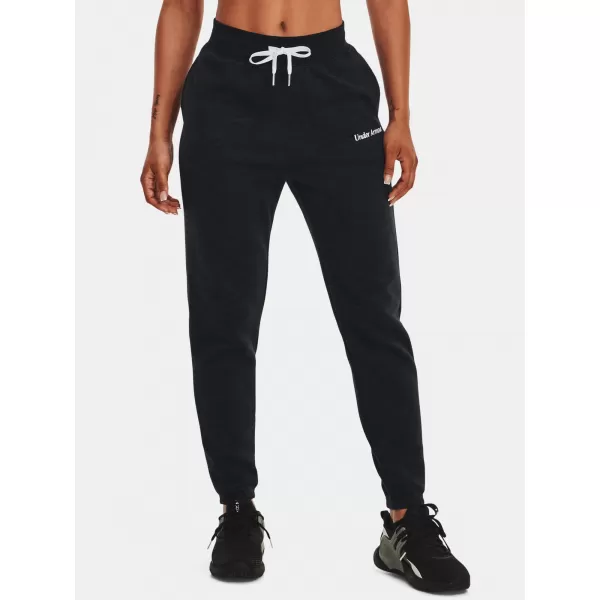  Ženske športne hlače UNDER ARMOUR ESSENTIAL SCRIPT PANT 1374105-001 ČRNA 