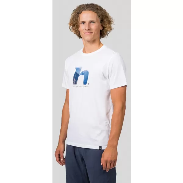  Moška majica s kratkimi rokavi HANNAH MIKO FP BELA 