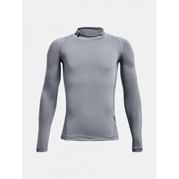  Fantovska majica s kratkimi rokavi UNDER ARMOUR UA HG ARMOUR MOCK LS 1369477-035 SIVA 