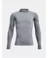 Fantovska majica s kratkimi rokavi UNDER ARMOUR UA HG ARMOUR MOCK LS 1369477-035 SIVA
