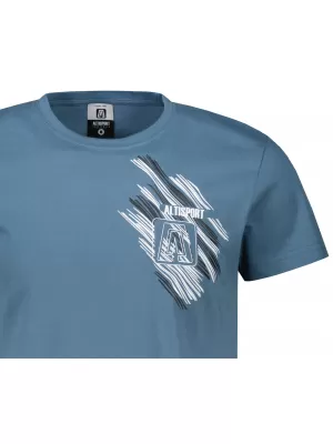 Moška majica s kratkimi rokavi ALTISPORT CARRYOVER ALM173129 DENIM