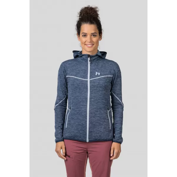  Ženski pulover HANNAH DAGNYS HOODY INDIJSKO ČRNILO MEL 