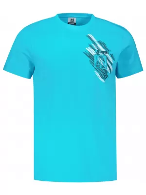 Moška majica s kratkimi rokavi ALTISPORT CARRYOVER ALM173129 TURKIZNA