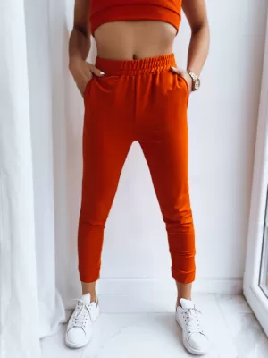 Ženske hlače DSTREET MY HONEY UY1417 ORANŽNA